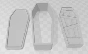 Wooden Coffin Plunger Bath Bomb Mould