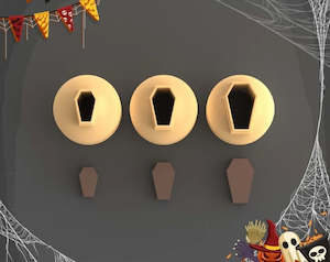 CC Micro Coffin Polymer Clay Cutters