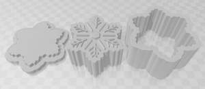 Christmas Collection: Snowflake Plunger Bath Bomb Mould