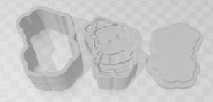 Christmas Collection: Santa Cat Plunger Bath Bomb Mould