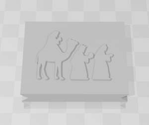 Christmas Collection: 3 Wise Men Soap Stamp