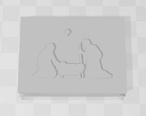 Christmas Collection: Christmas Cradle Soap Stamp