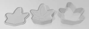 Deleting Soon Bath Bomb Moulds: CD Cannabis Leaf Plunger Bath Bomb Mould