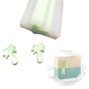 Soap Embed Moulds: Silicone Soap Embed Moulds - Coconut Tree