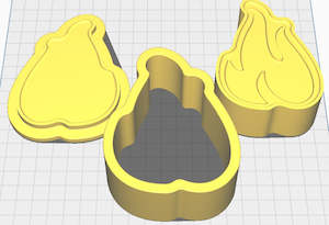 CD Flame Fire Plunger Bath Bomb Mould