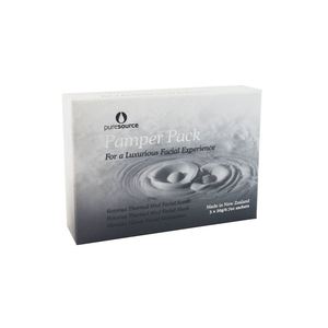 Products: Thermal Mud Pamper Pack. 3 x 20gm - New Zealand gifts. glass kauri greenstone possum bone