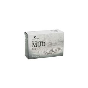 Products: Thermal Mud Soap Boxed 100gm - New Zealand gifts. glass kauri greenstone possum bone