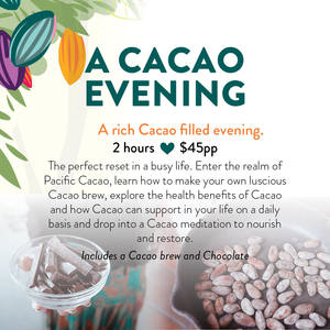education: Cacao Evening’s - The Cacao Embassy Christchurch