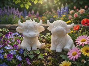 Highland cow 3d printed