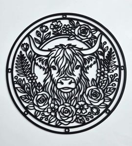 Products: Highland Cow (Botanical circle collection)