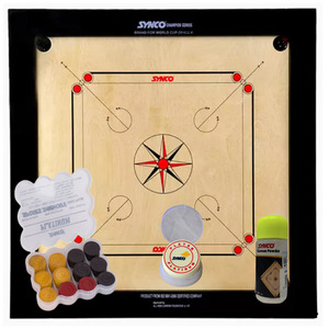 Products: Synco Platinum Genius Carrom Set