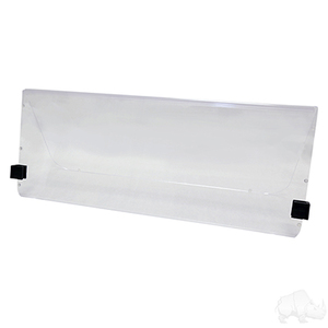 Windshield, Clear 2 Piece, Yamaha G14-G21 95-03 – The Cart Warehouse