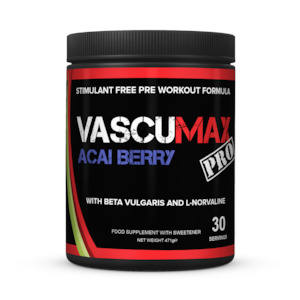 Pre Workouts: VascuMAX // Non-Stim Pump Pre