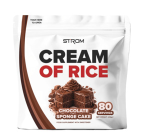 Carbohydrates: Strom Cream Of Rice 2︎kg
