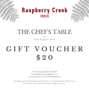 Products: Chefs Table Gift Voucher · Raspberry Creek Food Co