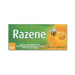 Tablets: Razene 10mg Tablets