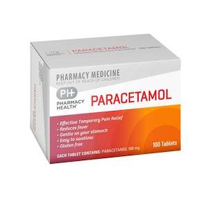 Frontpage: PH Paracetamol Tablets 100s