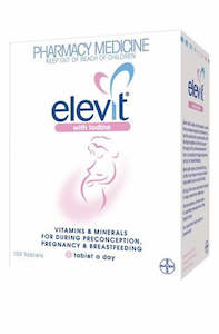Supplements: Elevit Pregnancy Multivitamin Tablets 100 Pack (100 Days)