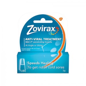 Cold Flu: Zovirax Cold Sore Cream Tube 2g