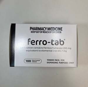 Frontpage: Ferro Tab Film Coated Tablets 100