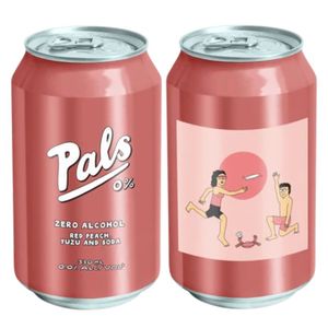 Pals 0% Red Peach, Yuzu & Soda RTD