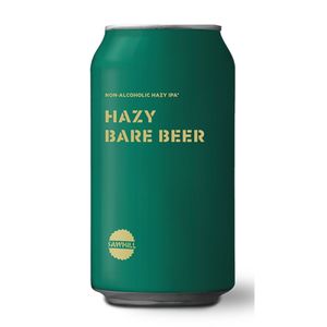 Sawmill Hazy Bare Beer, Non-Alcoholic IPA
