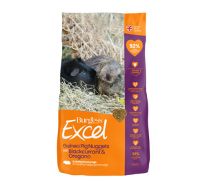 smallanimalfeeding: Topflite Burgess Excel Adult Guinea Pig Nuggets with Blackcurrant & Oregano