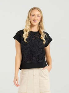 ET ALIA Sierra Top Shadowed Florals