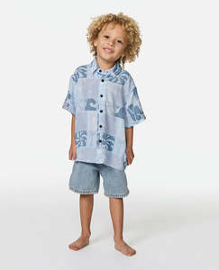 Ripcurl: RIP CURL Groms AOTS Ty Williams Short Sleeve Shirt 1-8 years
