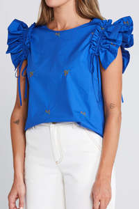 THING THING Tiesy Top Cobolt Blue