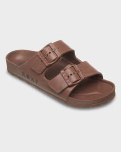 ROXY Womens Kattie Slide Chocolate