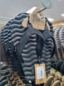 KUSTOM Hummer Jandal Black