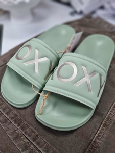 ROXY Womens Slippy Slide Green