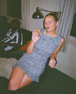 HUFFER Rooney Gigi Shirred Dress