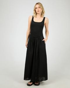 Dresses: ALL ABOUT EVE Essential Maxi Dress Black
