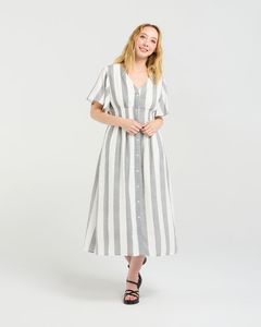 Dresses: SEDUCE Amara Dress Pebble Shore