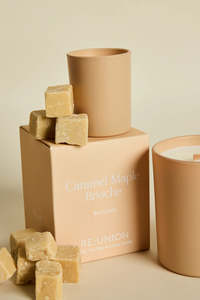 Re Union Label: REUNION Caramel Maple Brioche 60g Small Soy Candle