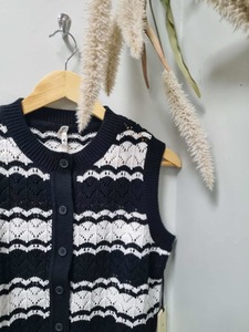 HUFFER Ziggy Stripe Knit Vet