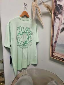 Huffer: HUFFER Relax Tee Orbit 220 Matcha