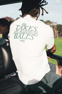 HUFFER GOLF Ballsy Polo Shirt Basalt