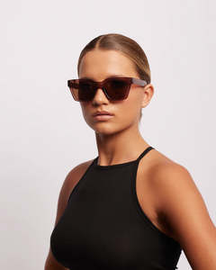 Reality Eyewear: REALITY EYEWEAR Anvil Mocha Sunglass