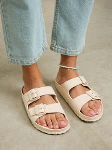 Footwear: ROXY Womens Kattie Slides Taupe