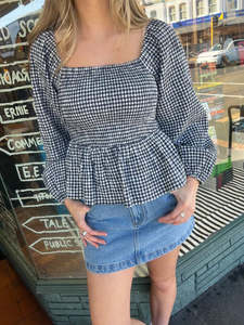 HUFFER Catalina Lover Top Navy/Chalk