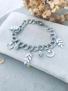 Twigg Jewellery: TWIGG JEWELLERY Filigree Charm Bracelet Silver