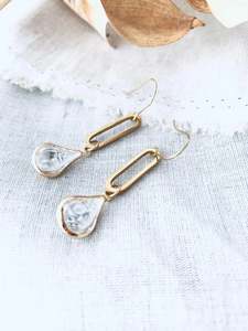 TWIGG JEWELLERY Nova Rectangle Earrings
