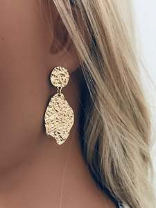 TWIGG JEWELLERY Ande Earrings Gold