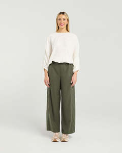 Et Alia: ET ALIA Aura Top Cream Blanc Pleat