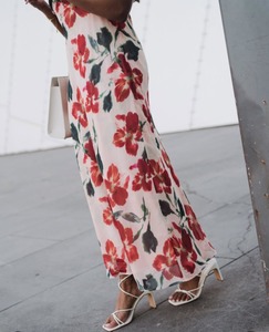 MINK PINK Arabella Floral Bias Midi Dress