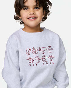 Ripcurl: RIP CURL Boy Surf Check Crew 1-8 years