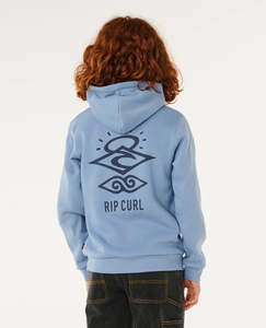 Ripcurl: RIP CURL Boys Search Icon Hood Denim Blue 8-16 years